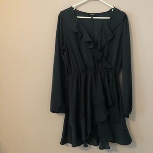 Long sleeve polyester dress